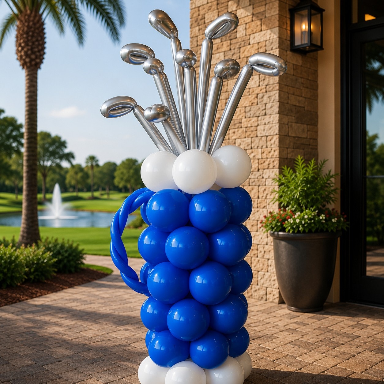 Golf Bag Sculpture