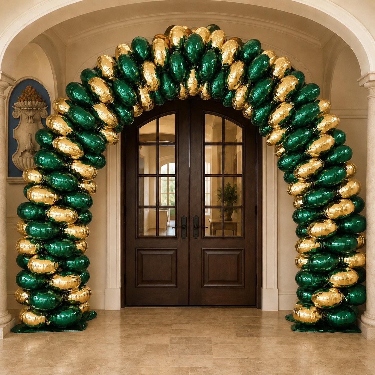Corporate event balloon decor